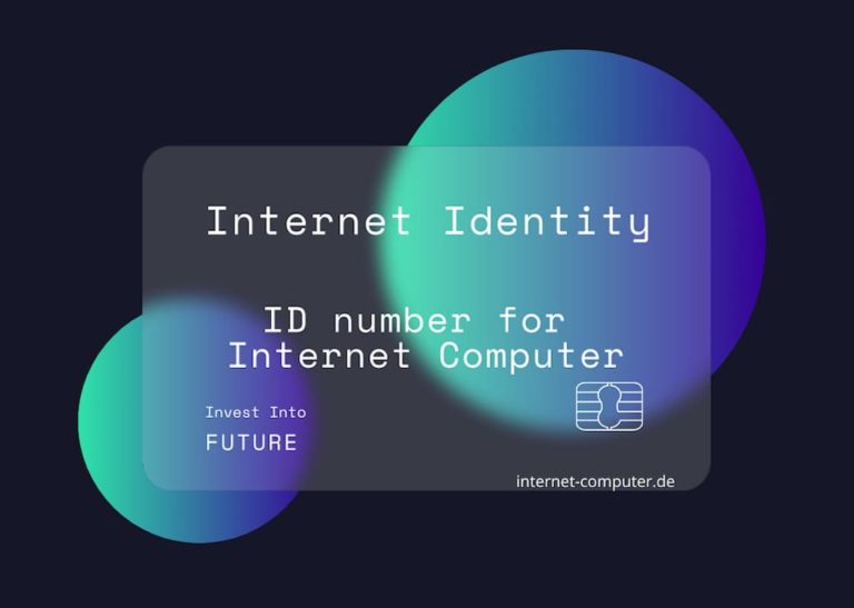 Internet Identity für den Internet Computer
